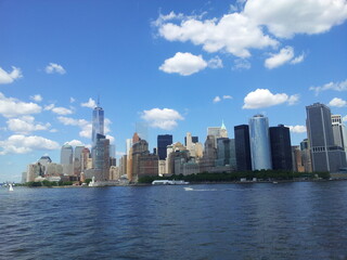 Naklejka premium new york city skyline