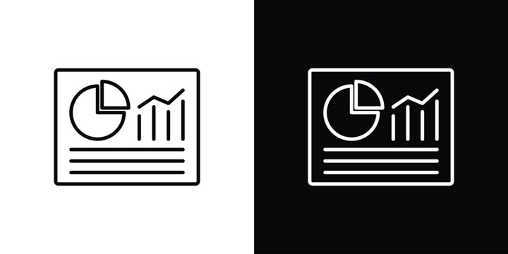 Analytics dashboard icon simple elements series