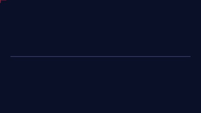 Minimalist loading bar progress animation with smooth linear motion on dark 4k background