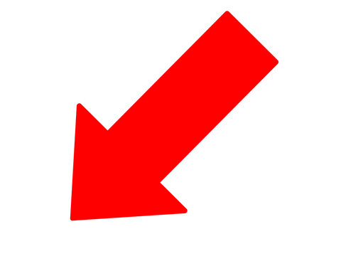 Red arrow pointing down and to the left