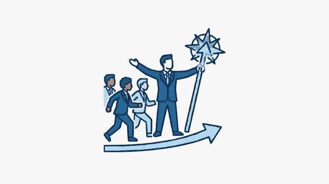 Business Success and Leadership Concept