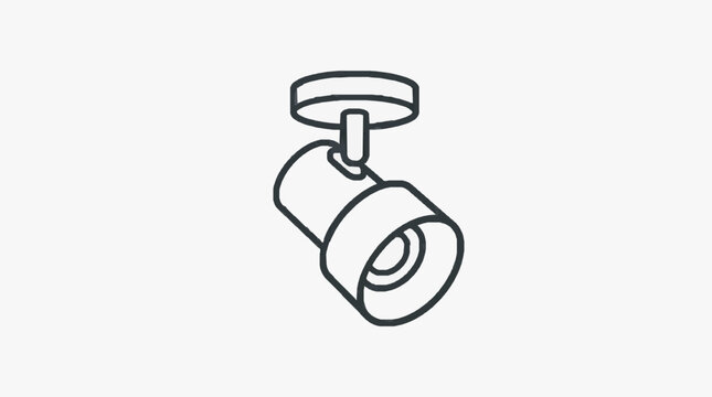 Ceiling Mounted Security Camera Icon