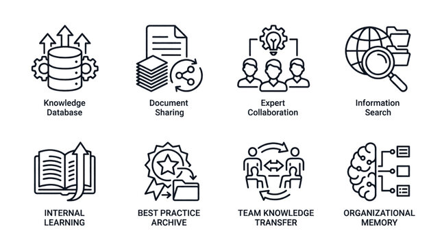 Illustrated icons representing various types of professional and personal insurance coverage options.