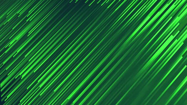 Abstract Emerald Green Diagonal Lines Motion Background