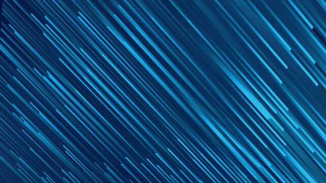 Abstract Blue Diagonal Lines Motion Background