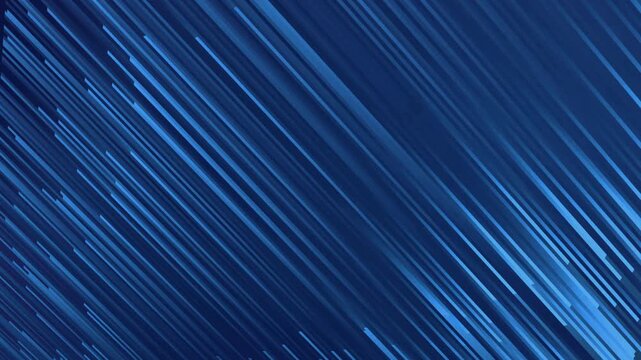 Abstract Deep Blue and Light Blue Diagonal Lines Motion Background