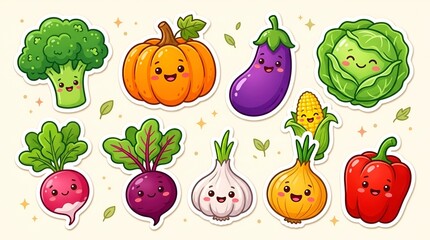 Fototapeta premium Colorful Fresh Vegetables and Fruits for Healthy Eating. Assorted Produce Display with Bright Lighting and Natural Setting. Fresh Produce for Marke...