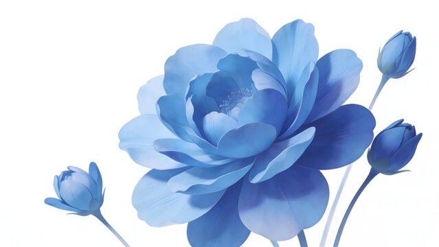 blue iris flower