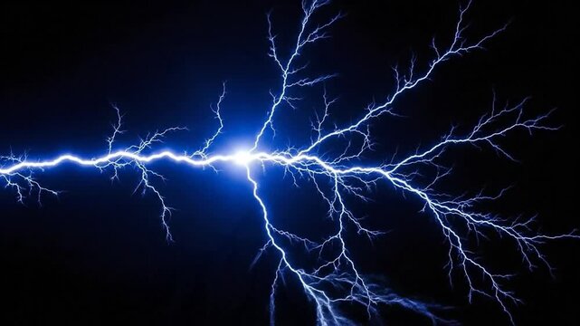 Electricity Lightning Bolt Energy Strike.