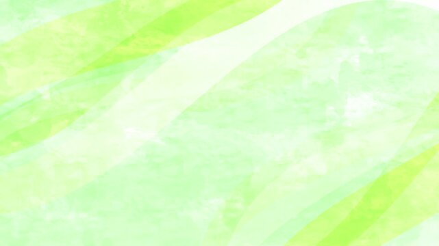 Soft Abstract Green Watercolor Strokes 4K