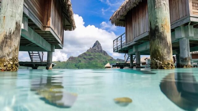 Bora Bora Island, French Polynesia.