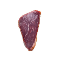 Fototapeta premium Raw Beef Steak with Fat and Marbling