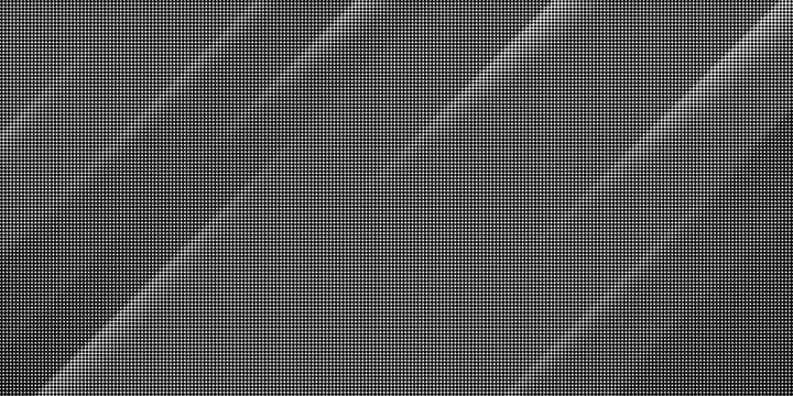 Screen Halftone   texture with diagonal light reflections on dark mesh surface
