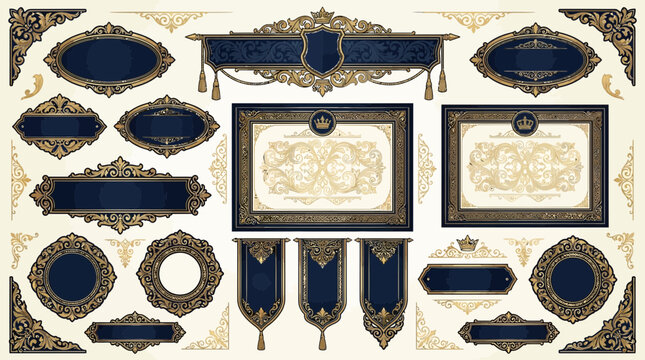 Ornate Vintage Borders and Frames | Decorative Embellishments and Ornaments