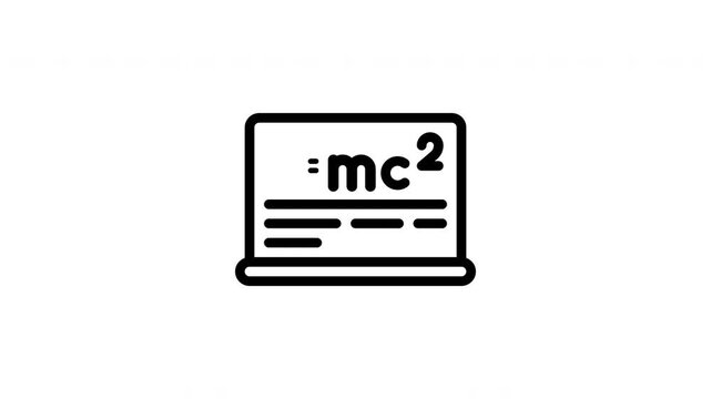 equation minimalist stroke animation