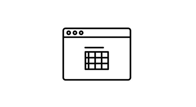 Web Browser Window Displaying Data Table Interface