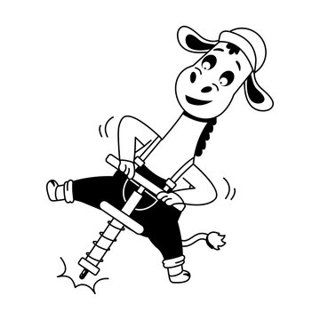 Chainsaw Giraffe