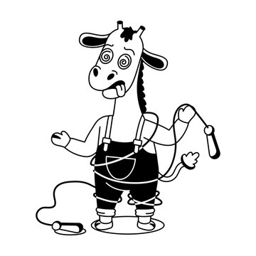 Tangled Giraffe
