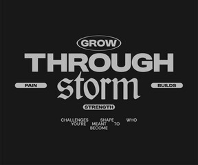Fototapeta premium Urban Streetwear Typography Quote Vector, Minimal Aesthetic Lettering for T-Shirt, Clothing Brand and Poster Design