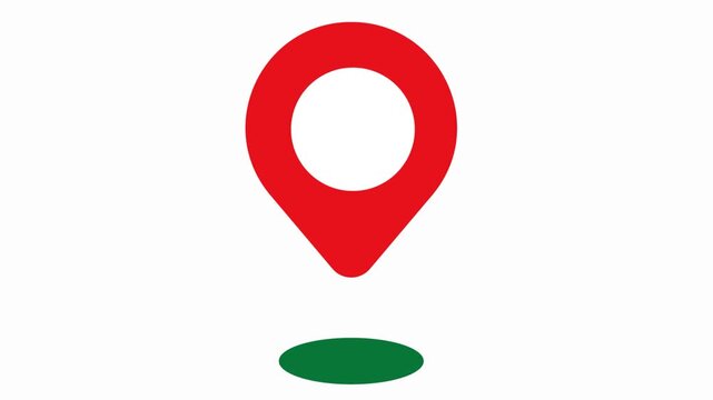 GPS Location Animation Icon Marker