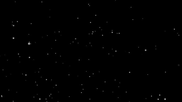 Abstract bokeh of dust particles floating in the air on black background.
4K Real floating dust particles in dark atmosphere, slow motion background, Floating dust particles rising up.
