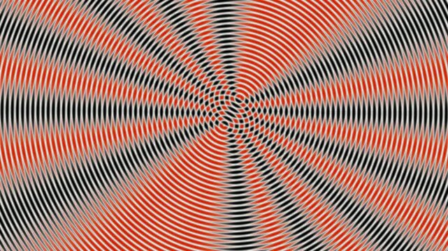 Intricate Red and Black Moir&eacute; Ripple