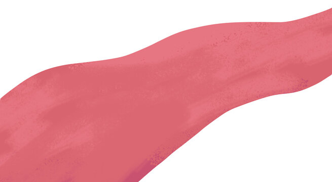 red nail polish isolated