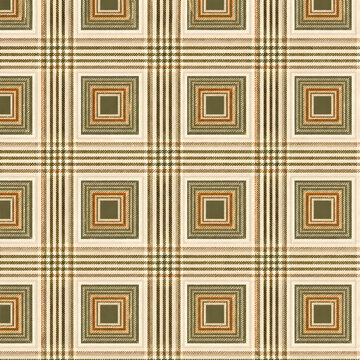 Modern Minimalist Nested Shepherd'S Contour Checks Seamless Textile Pattern for Fashion and Fabric Design