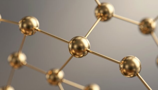 Abstract Golden Molecular Network Structure