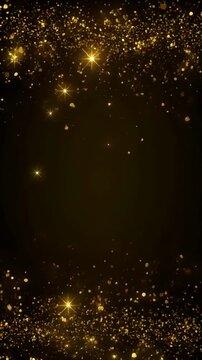 NYE background festive cultural celebration background with golden glitter falling for holiday heritage storytelling concept