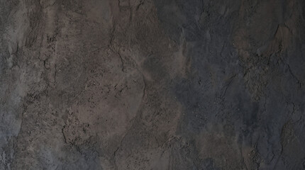 Fototapeta premium Dark grey concrete wall texture background. Rough cement surface for industrial design and interior.