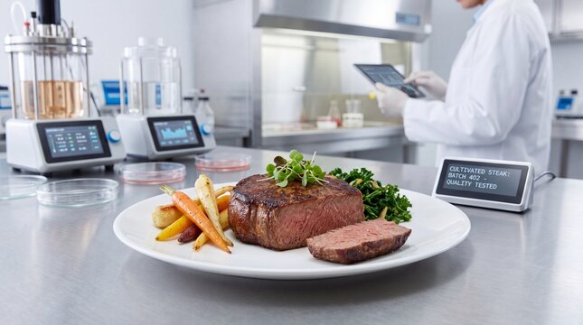 uture Lab grown Meat, Super healthy Lab grown tested meat alternative meat food
