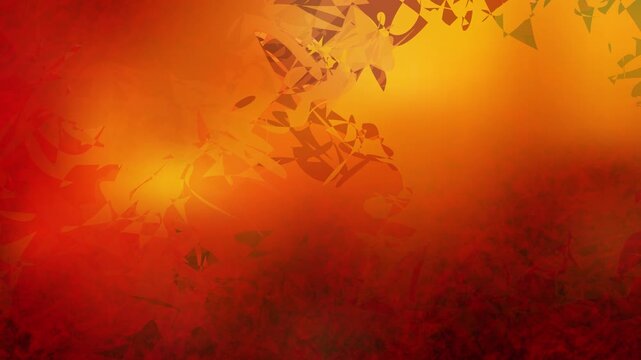 Fiery Abstract Orange Red Gradient 4K