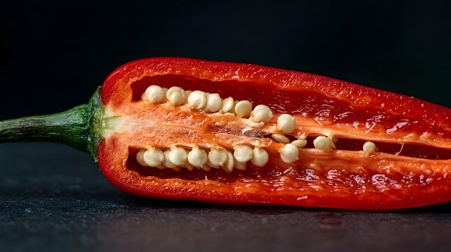 Sliced Red Chili Pepper