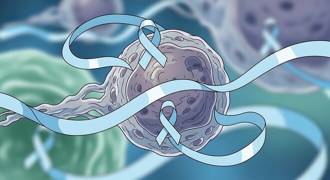 Microscopic view of virus structure and infection process.