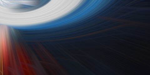 Elegant swirling light filaments creating cosmic vortex effect on dark background for futuristic science fiction project design. © SmartVector Studio