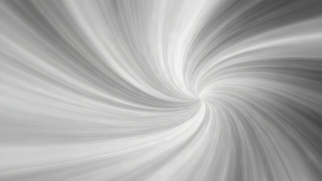 Abstract swirling vortex in monochrome tones creates a dynamic sense of motion and depth. This modern grayscale background is perfect for creative digital projects and futuristic designs