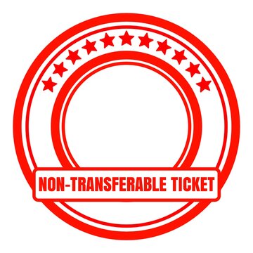 Non Transferable Ticket Stamp for Event Security and Admission Control