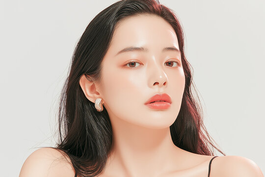 美容, 女性, スキンケア, 化粧品, ビューティー, 若い女性, 美肌, 日本人, アジア人, フェイシャル, メイク, 美容液, 保湿, クリーム, エイジングケア, 美容医療, エステ, 美容クリニック, 肌ケア, ナチュラルメイク, 透明感, ツヤ肌, モデル, 笑顔, ポートレート, クローズアップ, リラックス, 癒し, 健康的, 美白, コラーゲン, ヒアルロン酸, アンチエイジング