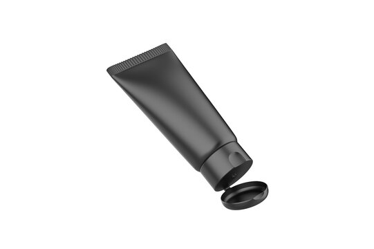 Cosmetic Tube Mockup Isolated On White Background. 3d illustration