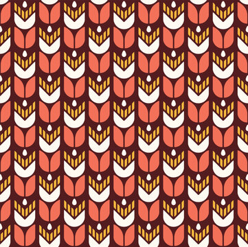 abstract retro seamless pattern wallpaper background