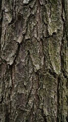 Fototapeta premium Macro close up texture of rough aged natural tree bark