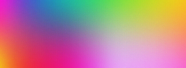 A full spectrum rainbow gradient with vibrant colors and subtle texture creates a dynamic and joyful abstract background for diverse applications © Tanjina