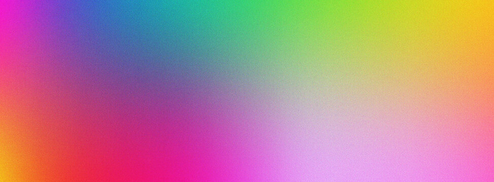 A full spectrum rainbow gradient with vibrant colors and subtle texture creates a dynamic and joyful abstract background for diverse applications