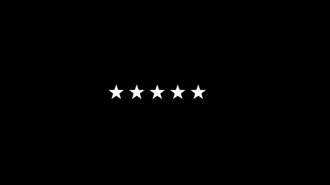Customer Feedback 5 Star Rating Video Concept