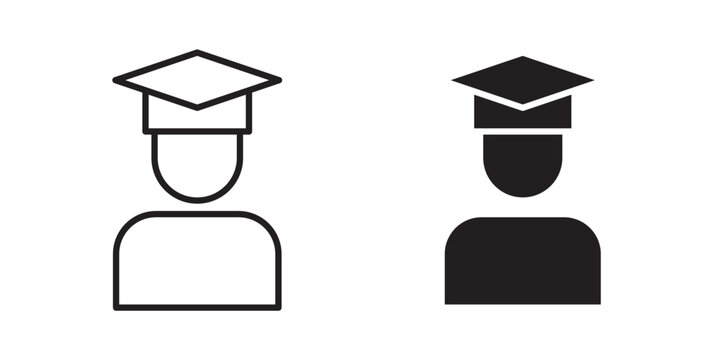 Graduate student icon