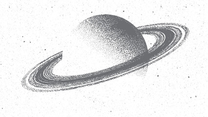 Comet Passing Near Planet Earth in Deep Space Celestial Astronomy Illustration © Alen