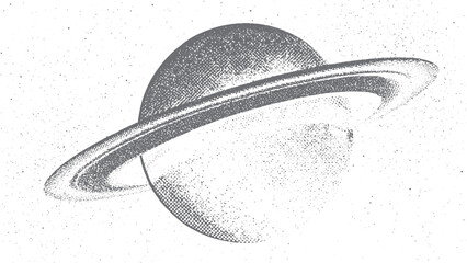 Comet Passing Near Planet Earth in Deep Space Celestial Astronomy Illustration © Alen
