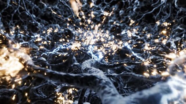 Microscopic Neural Network with Electric Synapse Firing