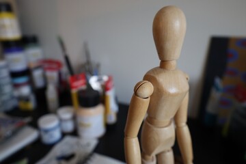 wooden art figure © Petra